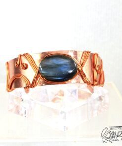 Bracelet Mahtan - cuivre et labradorite – Image 7