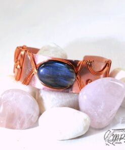 Bracelet Mahtan - cuivre et labradorite – Image 2
