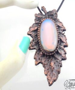 Pendentif Duilleag - cuivre et opalite – Image 6
