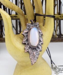 Pendentif Duilleag - cuivre et opalite – Image 4
