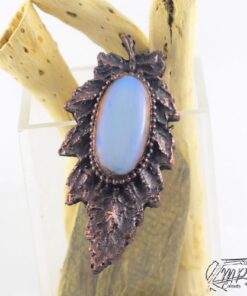 Pendentif Duilleag - cuivre et opalite – Image 3