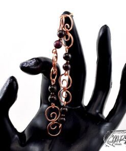 Bracelet Dichael - cuivre et grenat – Image 6