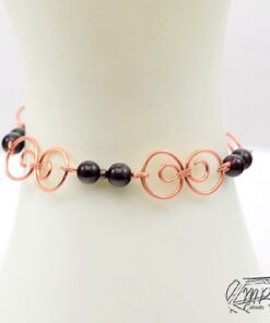 Bracelet Dichael - cuivre et grenat – Image 5