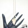 pendule pyramide en quartz rose