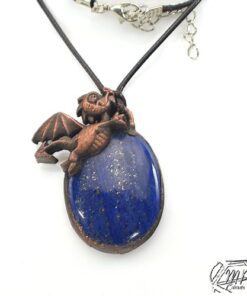Pendentif Thorn - dragounet sur lapis lapzuli – Image 6