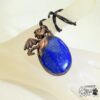 pendentif thorn dragounet en cuivre sur lapis lazuli