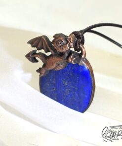 Pendentif Thorn - dragounet sur lapis lapzuli – Image 5