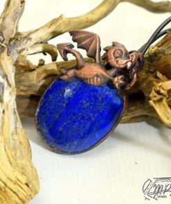 Pendentif Thorn - dragounet sur lapis lapzuli – Image 3