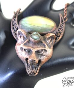 Pendentif Lucian - cuivre et labradorite – Image 5