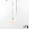 pendule merkaba quartz rose