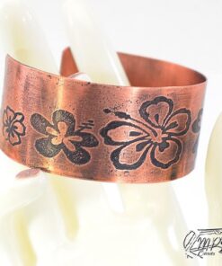 Bracelet Manchette Abéba - cuivre gravé – Image 5