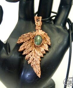 Pendentif Dairina - cuivre et labradorite – Image 2
