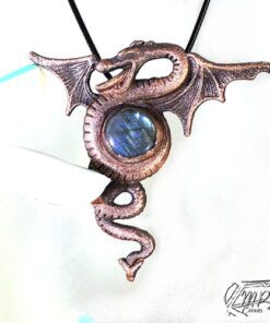 Pendentif Wagyl - dragon et labradorite – Image 8