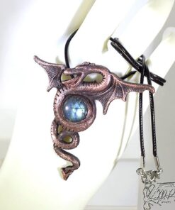 Pendentif Wagyl - dragon et labradorite – Image 7