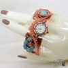 bracelet manchette montre quartz Fregan