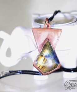 Pendentif Jeyne - cuivre et labradorite – Image 5