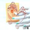 oreilles elfiques cuivre et opalite