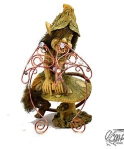 Bijoux d'oreille elfique ( la paire ) - cuivre et opalite – Image 2