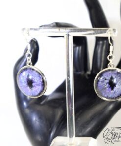 Réservées : Boucles d'oreille Fuchur - oeil de dragon – Image 5