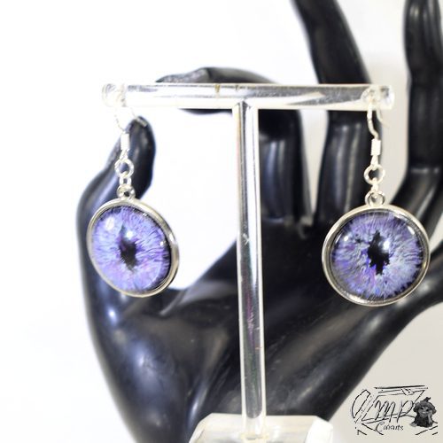 Réservées : Boucles d'oreille Fuchur - oeil de dragon – Image 5