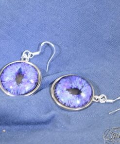 Réservées : Boucles d'oreille Fuchur - oeil de dragon – Image 4