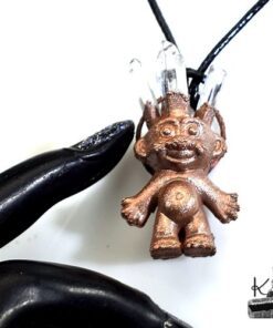 Pendentif "troll" Gillou - diamants d'herkimer – Image 8