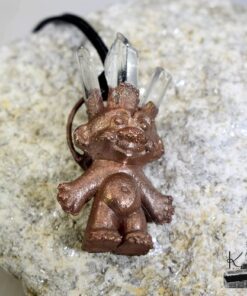 Pendentif "troll" Gillou - diamants d'herkimer – Image 6