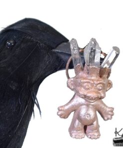 Pendentif "troll" Gillou - diamants d'herkimer – Image 4