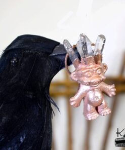 Pendentif "troll" Gillou - diamants d'herkimer – Image 3