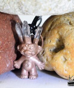 Pendentif "troll" Gillou - diamants d'herkimer – Image 2