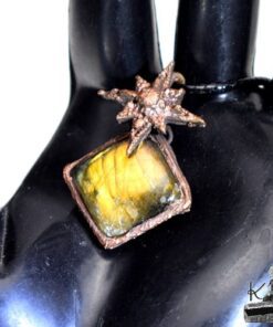 Pendentif Annael - cuivre et labradorite – Image 6