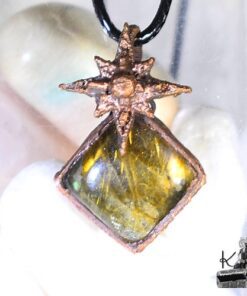 Pendentif Annael - cuivre et labradorite – Image 5