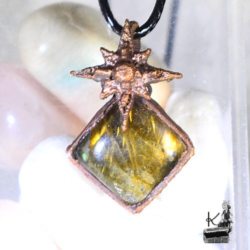 Pendentif Annael - cuivre et labradorite – Image 5