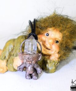 Pendentif "troll" Athin - diamant d'herkimer – Image 7