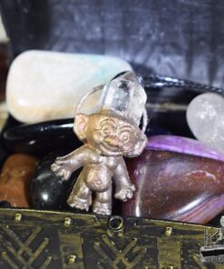 Pendentif "troll" Athin - diamant d'herkimer – Image 2