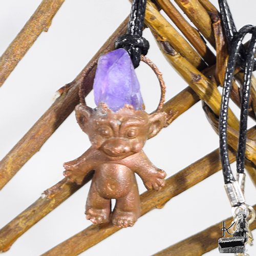 Pendentif "troll" Dragol - améthyste – Image 6