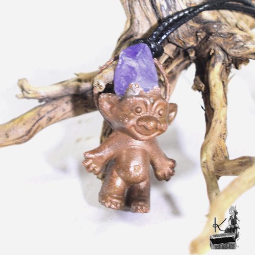 Pendentif "troll" Dragol - améthyste – Image 5