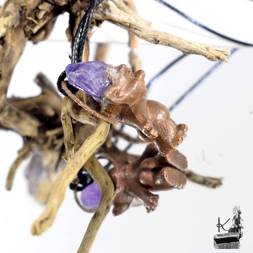 Pendentif "troll" Dragol - améthyste – Image 3