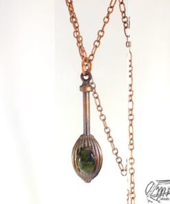 Pendentif Junon - cuivre et labradorite – Image 7