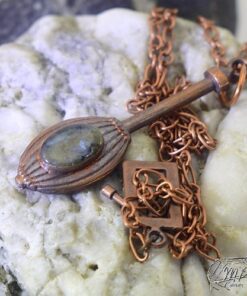 Pendentif Junon - cuivre et labradorite – Image 4