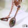 pendentif junon cuivre et labradorite