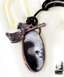 Pendentif Adèle - cuivre et merlinite – Image 5