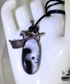 Pendentif Adèle - cuivre et merlinite – Image 4