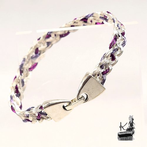 Réservé : Bracelet tressé Harvon - en cuivre plaqué et coloré – Image 8