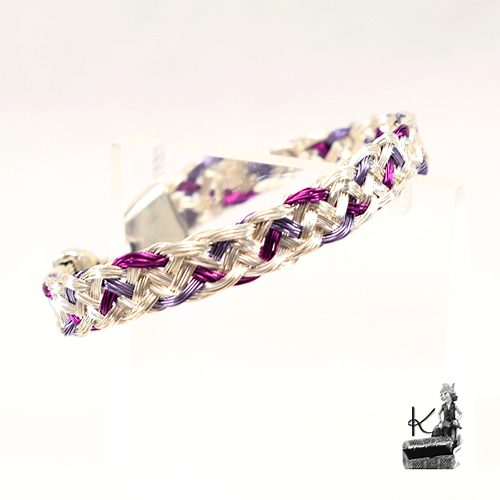 Réservé : Bracelet tressé Harvon - en cuivre plaqué et coloré – Image 7