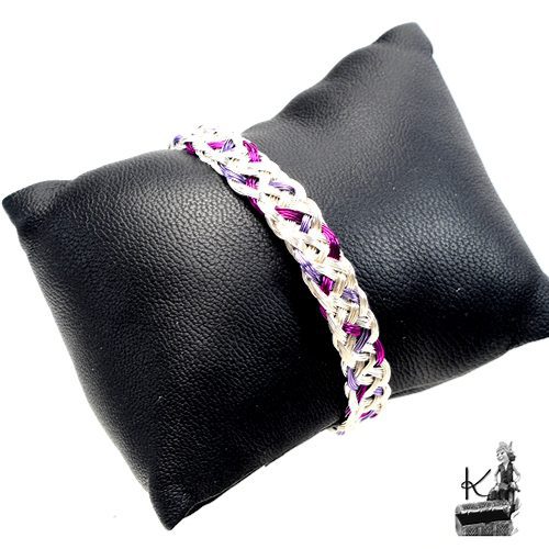 Réservé : Bracelet tressé Harvon - en cuivre plaqué et coloré – Image 5