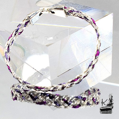 Réservé : Bracelet tressé Harvon - en cuivre plaqué et coloré – Image 4