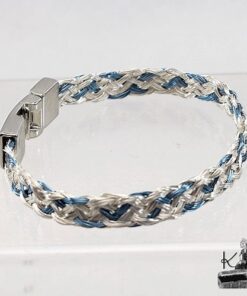 bracelet eyvor en metal tressé