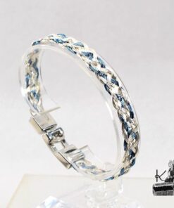 Bracelet tressé Eyvor - en cuivre plaqué et coloré – Image 9