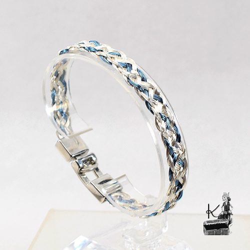 Bracelet tressé Eyvor - en cuivre plaqué et coloré – Image 9